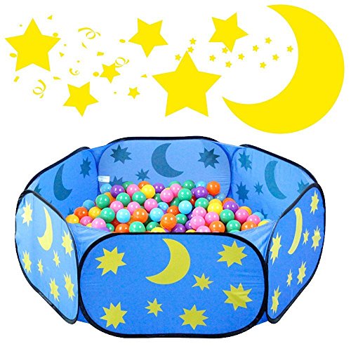 Ball Pit, Kids Toddler Pop Up Baby Ball Pool Play Pit Pool Indoor Outdoor, Balls NOT included (47 x 23 x 15 Inch)