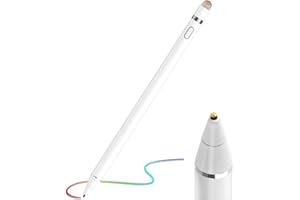 AICase Stylus Penna per iPad con Palm Rejection, Punta Fine 0.8mm, Magnetic Adsorption e Tilt-Sensing - Compatibile con iPad 6/7a Gen, Pro 11", Pro 3a Gen, Mini 5a, Air 3