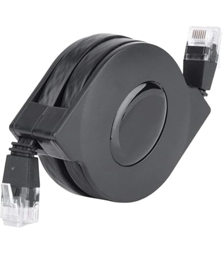 netwerkkabel, patchkabel, RJ45-stekker, intrekbaar, CAT7, RJ45, netwerkkabel, afgeschermde LAN-kabel, platte ethernetkabel