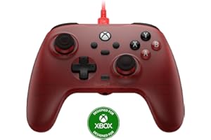GameSir T7 Controlador con cable para Xbox Series X|S, Xbox One y Windows 10/11, gamepad Plug and Play para juegos con joysticks y gatillos de efecto Hall, con jack de audio de 3.5 mm - Azul (Rojo)