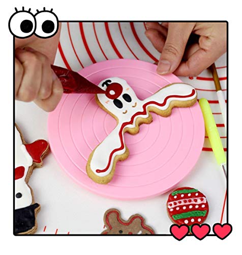 CHshe - Mini piatto girevole per torta, piatto girevole