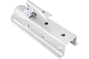 Ejoyous Heavy Duty Cast Steel 50mm Trailer Hitch Coupling, Fit, Compatible with Unbraked Trailers, Powder Coated Alloy Steel, TOW_HITCH, Part Number EJ-TCC-0211