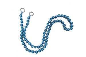 Hrlace Perlen Handykette 120cm Bunte Holzperlen Handy Lanyard Abnehmbare Telefon Kette Umhängeband Universal Anti Verlorene Handy Hängen Chian Taschenkette für Damen und Mädchen Blau