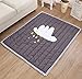 Produktbild Baby Play Mat Round, Rutschfeste Cotton Gym Play Mat Toy Storage-waschbare Crawling Mat 120 * 140cm
