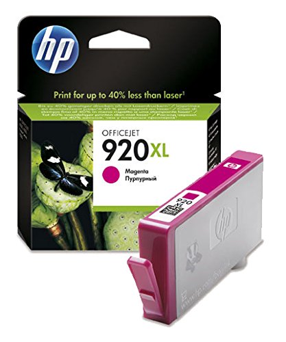 HP920XL Magenta Original HP Printer Ink Cartridge fits HP Officejet 6000, 6500, 6500A, 7000, 7500A