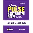 (Old Edition) Arihant PULSE ANCIENT & MEDIEVAL INDIA Coloured Handwritten Notes | 1st Time For UPSC Prelims with Concepts, facts, Analysis, Maps, Images, Flow Charts and Time Saving Notes