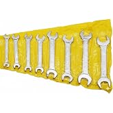 8 Par&ccedil;a Anahtar Takımı Seti Ağzı A&ccedil;ık &Ccedil;ift Taraflı 6-22MM 6X7-8X9-10X11-12X13-14X15-16X17-18X19-20X22 Araba Motorsiklet Bisik