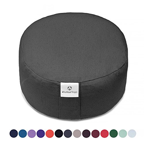 Rondo-Kissen »Sheela« / Klassisches Yoga Meditationskissen bzw. Yogakissen / 100% Baumwolle / 29 cm x 15m / In vielen wunderschönen Farben erhältlich