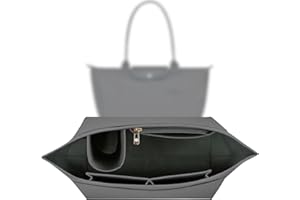SUNSHINE SMILE Organizer für Longchamp Tasche,Taschen Organizer für Longchamp L,Organizer für Longchamp Pliage L,Purse Organizer, Multi-Pocket Felt Handbag Organizer for Insert Wallet Organizer for Longchamp
