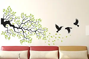 Prodecals Vinyl Birds Wall Stickers 35.43 x 23.62 x 0.39 inches, Multicolour