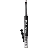 Flormar İki U&ccedil;lu A&ccedil;ılı Kaş Kalemi ve Kaş Fır&ccedil;ası (Koyu Kahve) - Angled Brow Pencil - 004 - 8690604572069