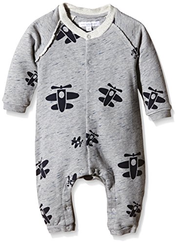 Bellybutton Kids Baby Boys 1572938 Banded Collar Long Sleeve Footies, Multicoloured (allover Multicolored 0003), 3-6 Months (Manufacturer size: 68)