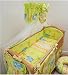 8 Piece Baby Bedding set with All-Round Bumper to Fit 140 x 70 cm Cot Bed- Pattern 1