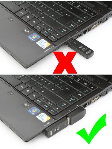 COM-FOUR® 2er Set Adapter USB 3.0 Stecker auf Buchse rechts und links gewinkelt 270° horizontal (2 Stück – links/rechts) - 7