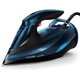 Philips Domestic Appliances Plancha de vapor con tecnolog&iacute;a OptimalTEMP GC5034/20 Buharlı &Uuml;t&uuml;, Plastik, Siyah/Mavi
