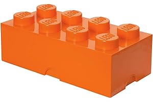 ROOM COPENHAGEN LEGO - Scatola stoccaggio, Arancione,