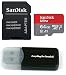 Produktbild SanDisk Ultra UHS-I class 10 80 MB/s MicroSDXC Speicherkarte Für LG V20 V30 Q6 Q8 G6 G6 + X Venture K20 V Harmonie Stylo 3 Plus Handys mit Alles, aber Stromboli Kartenleser weiß 64GB