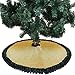 Produktbild Weihnachten Baumdecke Weihnachtsbaum Deko Baumrock Christbaumständer Sackleinen Wohnaccessoires für Neujahr Urlaub Hausparty Xmas Deko, 60 90 106 127 152 cm