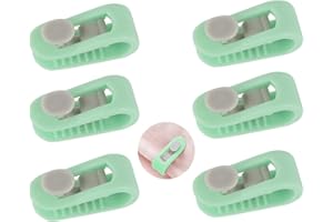 Hillylolly Quilt Cover Clip, High Elasticity Duvet Clips, 6 Pcs Quilt Holder Duvet Cover Clips, Anti Slip Duvet Cover Clips, Quilt Clamp, Comforter Clip, Quilt Clips to Keep Duvet in Place, Green