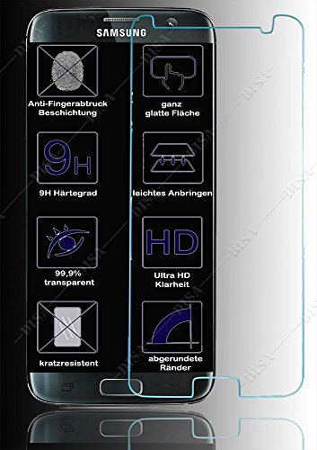 PREMIUM GLAS für SAMSUNG GALAXY S7 ACTIVE Glasfolie Displayschutzglas Schutzglas Panzerfolie echt DiSa Qualität