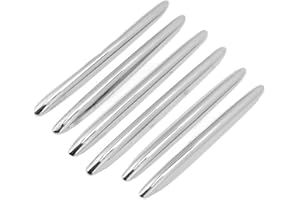 ‎PSYTFEI Lufteinlass Chrom 6 Stück Auto Frontgrill Motorhaube Lüftungsgitter Abdeckung Lufteinlässe Auto Tuning Außenteile für R172 SLK 2011–2019