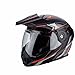 Produktbild Scorpion Motorradhelm - ADX 1 Anima, Noir/Rouge, Größe L