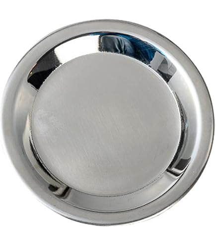 Piastra Affumicatura NKlaus - Acciaio Inox 9 Cm Per Incenso E Rituali