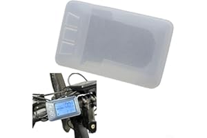 EASYBYMALL Electric Bike Monitor Cover, Waterproof Dustproof Silicone Protective Cover, LCD Display Instrument Cover, For Scooter,Electric Bike