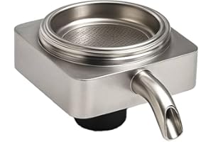 G GRIMALDI Portacialda in Alluminio Compatibile Diddiesse Frog Macchine da Caffè Cialde 44 mm – Completo di Filtro Inox e Beccuccio, Montaggio Rapido, Estrazione Stabile