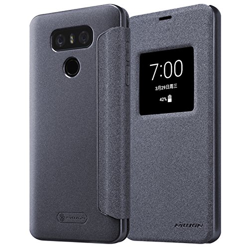 LG G6 Hülle, IVSO Hohe Qualität Advanced Shock Absorption Technology Case Folio Tasche Cover für LG G6 Smartphone (Für LG G6, Schwarz) - 6