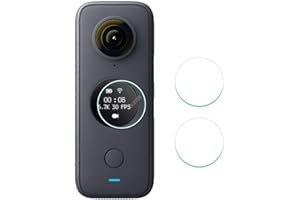 ULBTER ONE X2 Film de Protection d'Ecran pour Insta360 ONE X2 ONE X 2 Protecteur Verre Trempé Optique 0,3mm Dureté 9H Anti-Rayure Anti-Trace Anti-Bulle -Lot de 3