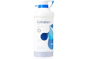 Cetraben Dermatological Emollient Cream, Dry or Chapped Skin, SLS and Paraben Free, Fragrance Free, 500 g