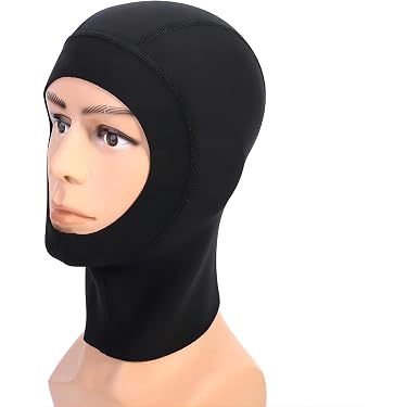 Head-Cap, cuffia sottocasco in cotone - Nero