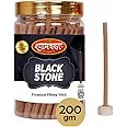 Shyam Charan Premium Aromatic Dry Dhoop Sticks, 120 Count, for Home and Office Use Non Charcoal and Bamboo Less Pooja Items, Home Fragrances (Blackstone)