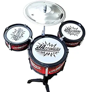 Plastic Drum Set Toy for Kids Age 3 - 6 Years Old Toy Musical Instruments Playing Rhythm Beat Toy Great Gift for Boys Girls Size : 50 X 36 X 20 cm