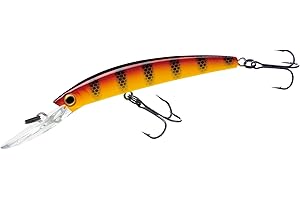 Yo-Zuri Crystal Minnow Deep Diver Walleye (F) 90 mm 3 – 1/2 "Caliente Perca Flotante Profundo Diver señuelo de