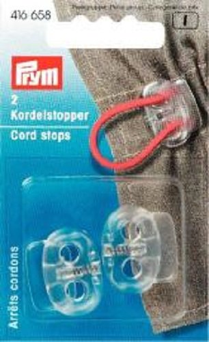 Kordelstopper KST 2-Loch transparent