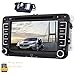 Produktbild Eincar 7-Zoll-WinCE 6.0 Doppel 2Din Head Unit f¨¹r VW Autoradio-Golf Jetta Passat Polo im Schlag-Auto-Radio-Empfnger unterst¨¹tzen FM AM RDS Canbus Multimedia-System Auto-DVD-Player mit 8 GB GPS Navigations-Radio Stereo beinhalten die kostenlose HD-Backup-Kamera