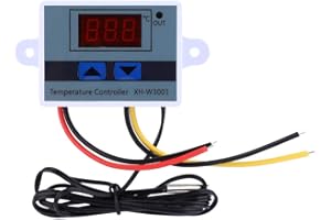Qinlorgo Digital Temperature Controller, 12V 120W DC, -50°C~110°C, Waterproof Sensor Probe, Qinlorgos2dkibyhg9