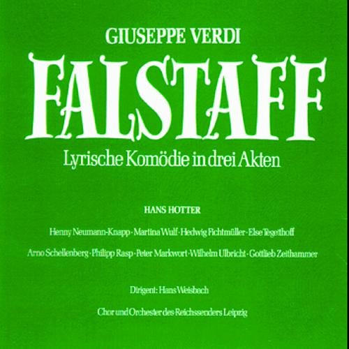 Preisvergleich Produktbild Verdi: Falstaff (Gesamtaufnahme 1939)