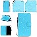 Produktbild Sony Xperia M4 Aqua Hülle [Mit gehärtetem Glas Display Schutz], idatog(TM) Magnetische Schlag Buch Art Schutzhülle, Hohe Qualität Klassische Bunte Kühles Muster Design Premium PU Leder Faltender Mappen Kasten mit [Kredit Karten Steckplätze] Stand Funktion Folio Schutzhülle Perfekt Passt Für Sony Xperia M4 Aqua