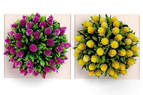 76 Off On Tied Ribbons Set Of 2 Wall Hanging Flower Pot Vase For