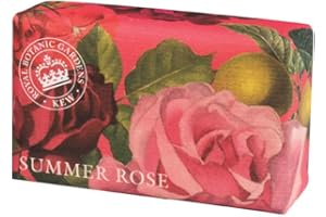 THE ENGLISH SOAP COMPANY Royal Botanical Gardens, Kew Summer Rose Shea Butter Soap, 240g