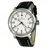 Revue Thommen Herren-Armbanduhr XL Analog Automatik Leder...