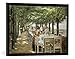 Produktbild Gerahmtes Bild von Max Liebermann "Terrasse im Restaurant Jacob in Nienstedten an der Elbe", Kunstdruck im hochwertigen handgefertigten Bilder-Rahmen, 70x50 cm, Schwarz matt
