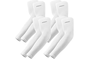 YQXCC 4 Pares Mangas del Brazo Protección UV - Cubierta de Tatuaje Mangas de Enfriamiento para Hombre Mujer Deportes Ciclismo Golf