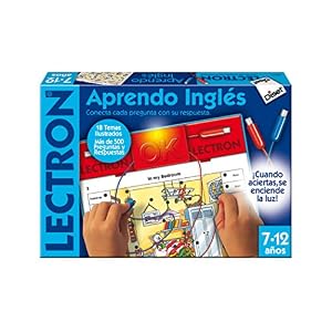 Diset Lectron Aprendo Inglés, Juego Educativo a Partir de 7 años, Multicolor, 39.6 x 27.7 x 7.1
