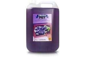 Trade Chemicals FRESH PET - Rodent Specialist Disinfectant Rabbit Hutch Cage Runs - 5L (LAVENDER)