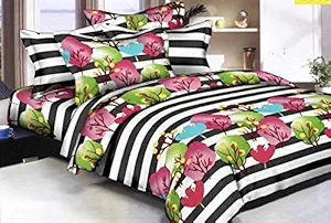 MIL Furnishings Polycotton Quilt Cover (Queen Size, 90x100-inch, Multicolour)