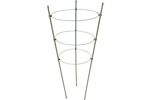 Silverline 921382 Tuteur à 3 anneaux pour plante ø 180mm , 200 mm et 220 mm